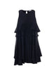 Ami Paris M Black Ruffled Dress