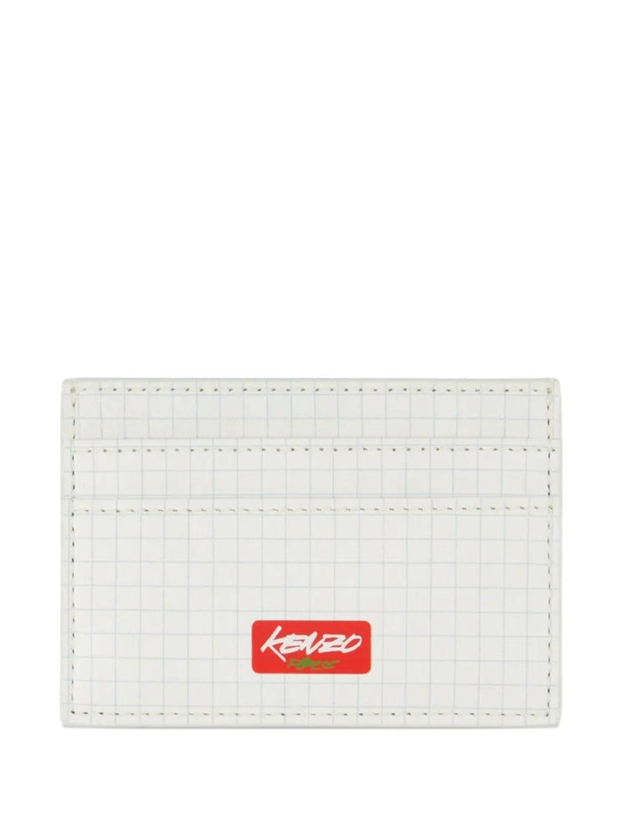 Kenzo Futura 2000 Grid Print Cardholder