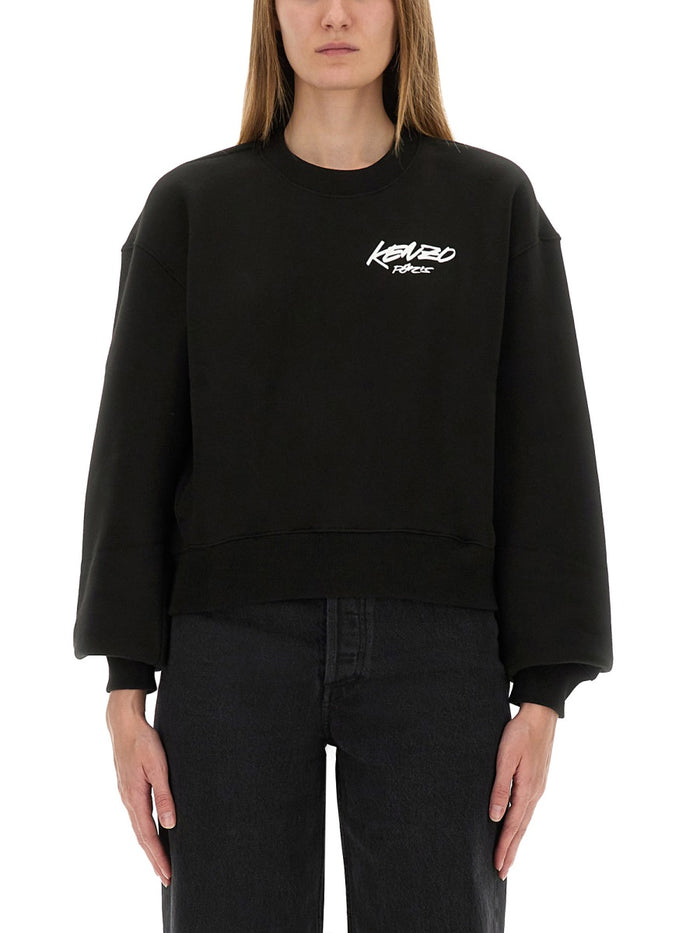 Kenzo Black Cotton Sweatshirts