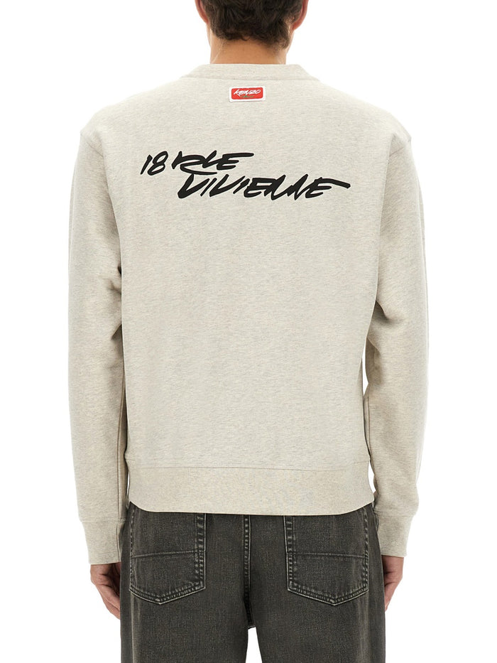 Kenzo Grey Cotton Sweatshirts