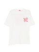 Kenzo `Kenzo Cartoon` Embroidered Outlined Cotton T-Shirt