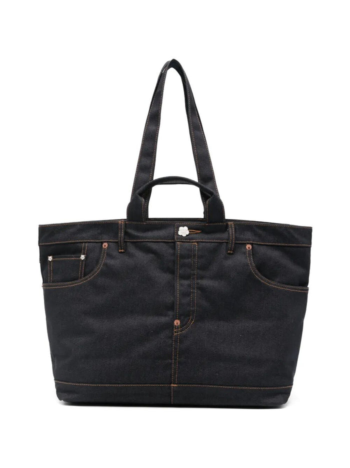 Kenzo Tote Bag - - Cotton - Dark Blue