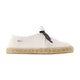 Kenzo Espadrilles Flat Shoes - - Cotton - White