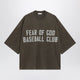 Fear Of God Baseball Club Heavy Cotton Jersey T-Shirt In Faded Brown
