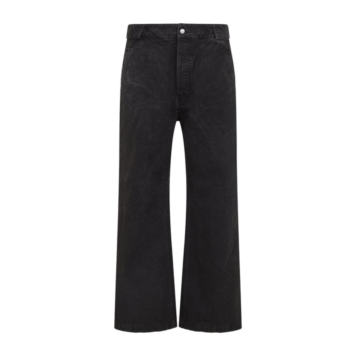 Fear Of God Washed Black Cotton 9Th Utility Pants