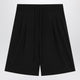 Fear Of God Black Baggy Wool Bermuda Shorts