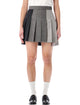 Thom Browne Thom Browne Fun-Mix Pleated Mini Skirt