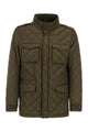 Herno Field Jacket With Diamond Quilting