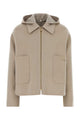 Fendi Wool Jacket With Hood And Zip