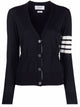 Thom Browne Cardigan In Lana Vergine