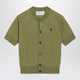 Ami Paris Matcha Green Ami De Coeur Wool Cardigan
