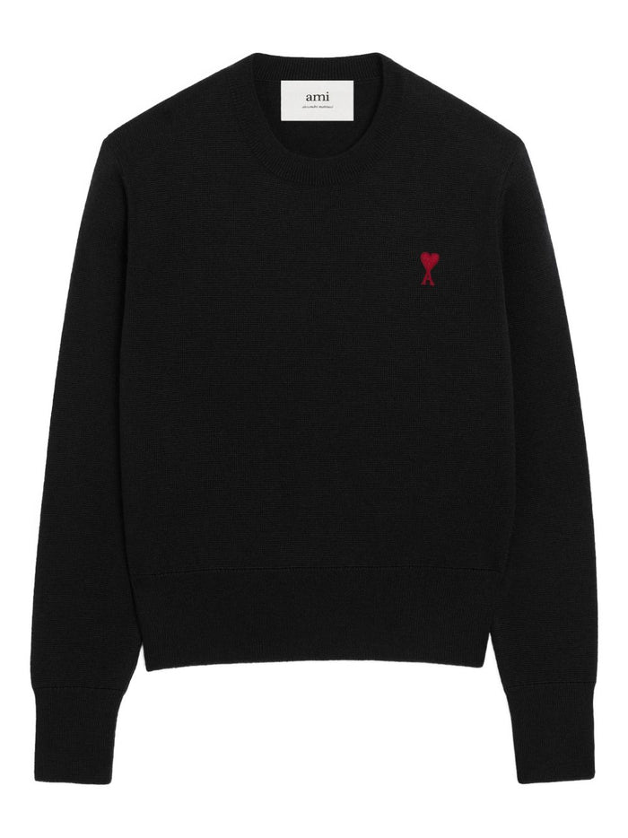 Ami Paris Ami De Coeur Wool Sweater