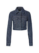 Fendi Logo-Motif Cropped Jacket