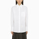 Thom Browne Exaggerated Easy Fit Point Collar Shirt In Poplin