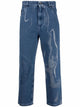 Fendi Flp285aied Leather Trouser