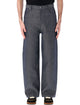 Fendi Relaxed Light Blue Linen Cotton Denim Jeans