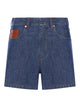Fendi Chambray Denim Shorts