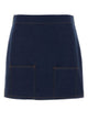 Fendi Denim High Rise Mini Skirt