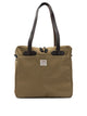 Filson Brown Cotton Shoulder Bag