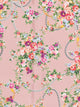 Dolce & Gabbana Pink And Blue Scarf With Pearl Details