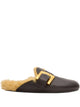 Balmain Faux Fur Lined Mules