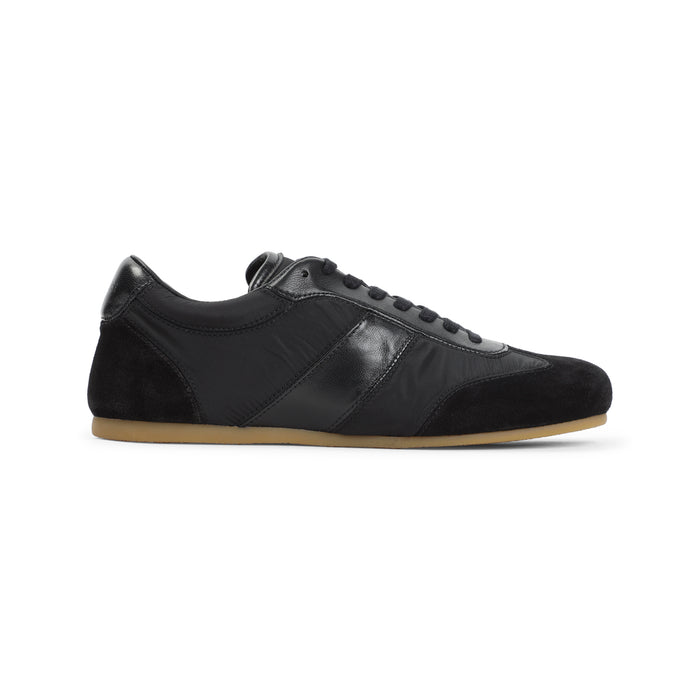 Lemaire Black Soft Runner Calf Leather Sneakers
