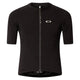 Oakley Black Polyester Elastane Silver T-Shirt Polo