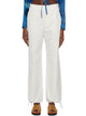 Marni Cotton And Linen Cargo Pants