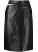 Fendi Leather Skirt