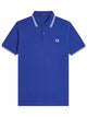 Fred Perry Blue Cotton Polo Shirt