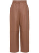 Fendi Tan Coloured Leather Trousers