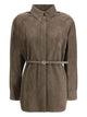 Fendi Shirt In Leather