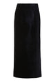 Fendi Midnight Blue Velvet Skirt