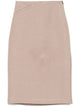 Fendi Waxed Linen Skirt