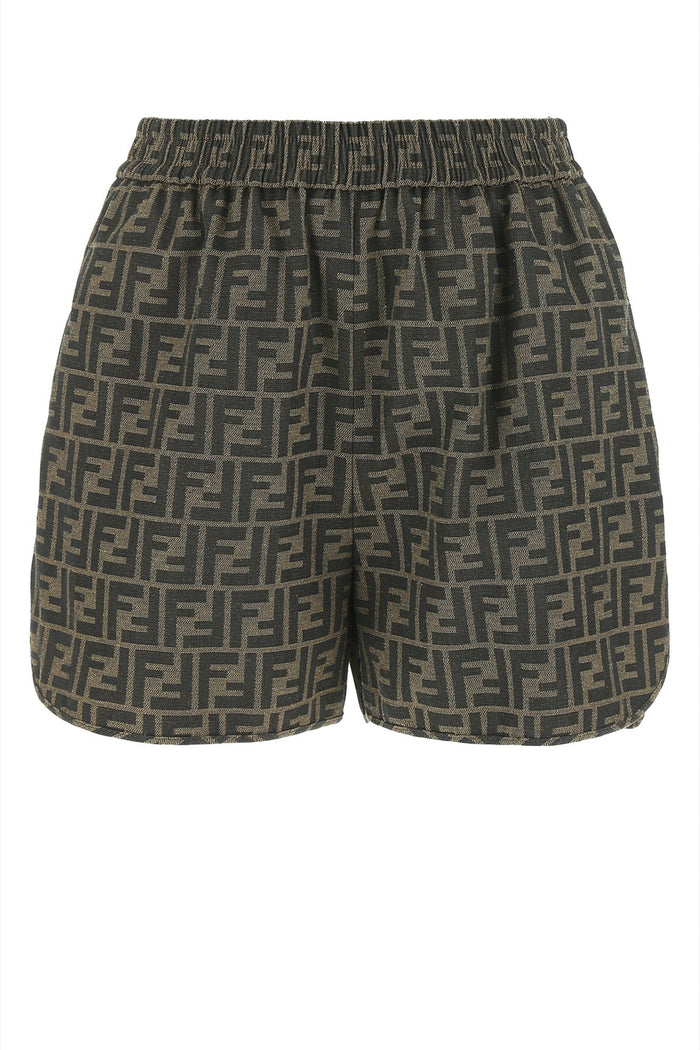Fendi Tobacco Pl-Co Shorts