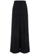 Fendi Black Silk Trousers