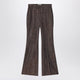 Fendi Rust Wool And Alpaca Trousers