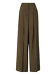 Fendi Green Wool And Mohair Trousers