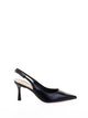 Roberto Festa Décolleté Slingback In Nappa With A Pointed Toe In Black