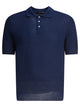 Tagliatore Blue Cotton Polo Shirt