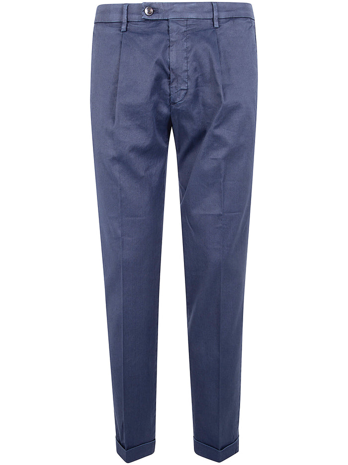 Michael Coal Linen Classic Trousers