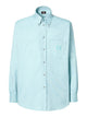 Fendi Fendi Turquoise Cotton Oxford Shirt