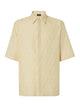 Fendi Cream Linen Blend Shirt