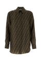 Fendi Fendi Ff Silk Jacquard Oversized Shirt
