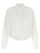 Ami Paris 'Ami De Coeur' Cropped Shirt