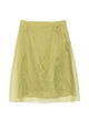 Ami Paris Sheer Layered Midi Skirt