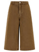 Ami Paris Denim Bermuda Shorts