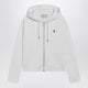 Ami Paris White Ami De Coeur Zipup Hoodie