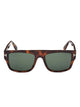 Tom Ford Tortoiseshell Square Frame Sunglasses