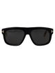 Tom Ford Nero Lucido / Fumo Acetate Sunglasses
